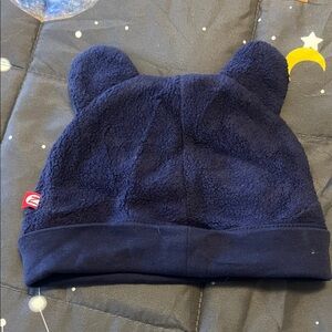 Zutano Midnight Blue Fleece Hat with Ears